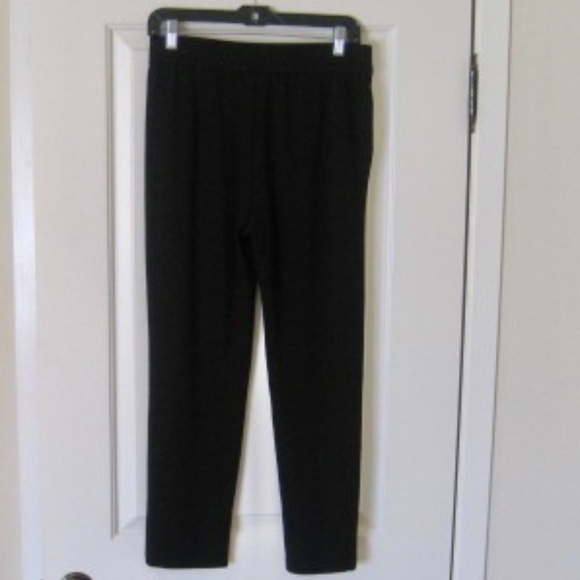 Badgley Mischka Tie Front Crop Pant - Picture 1 of 4